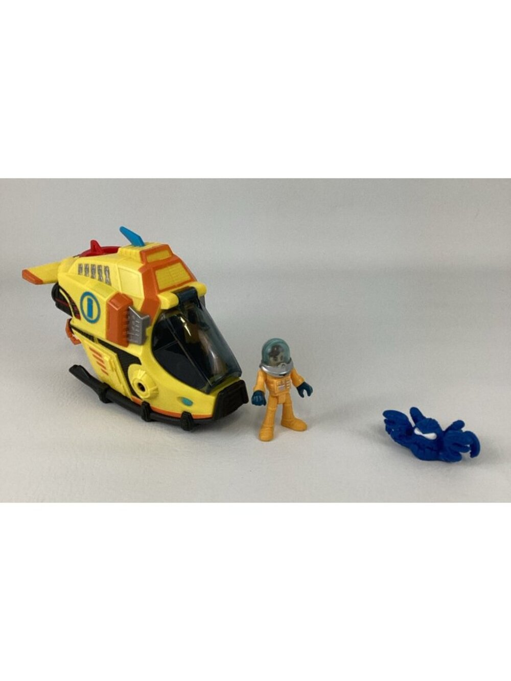 Mattel Fisher Price Imaginext Deep Sea Diver Scuba Sub Submarine With Figure Toy
